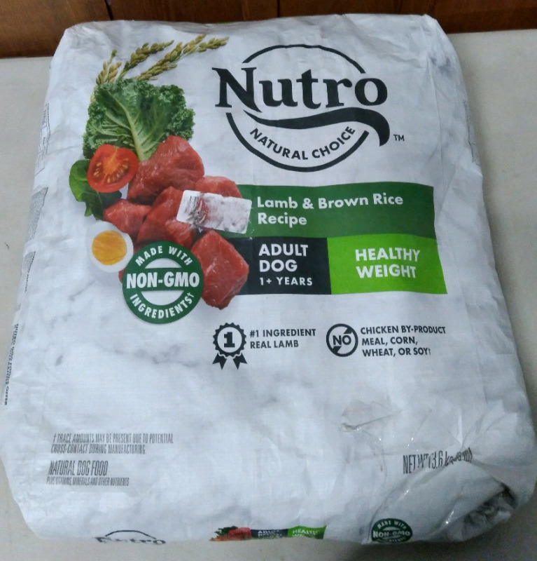 New Nutro Natural Choice Lamb & Brown Rice Adult Dog Food 13.6kg