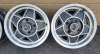Vintage 1980 MGB LE Wheel Tire Rims with Nug Nuts , Set of 4 . Pre-owned - 3