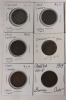 1904 - 1910 Canadian Edward VII Large Cent Pennies in Coin 2×2 Holders , Various Condition - 2