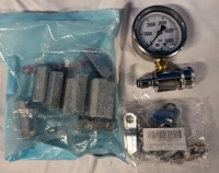 New Assorted Hardware. PSI gauge, Hex Coupling Nuts and More.