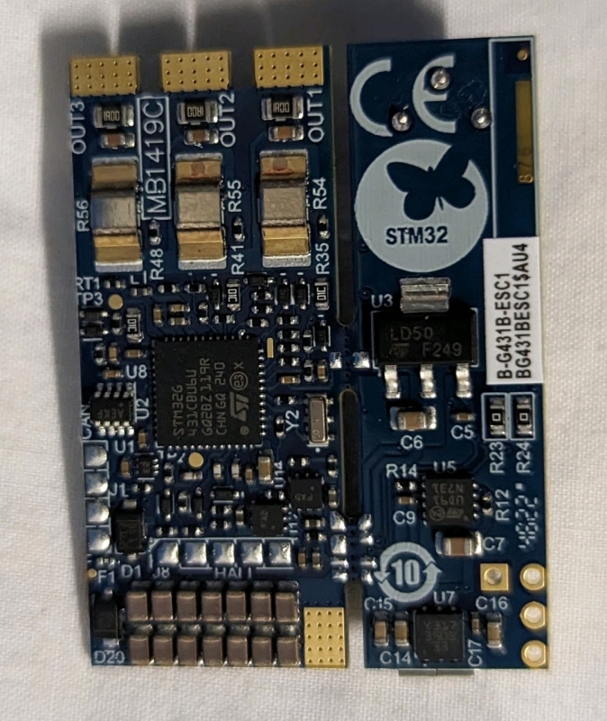 New STM Microelectronics STM Dev Tools. Board is 1.75" Long