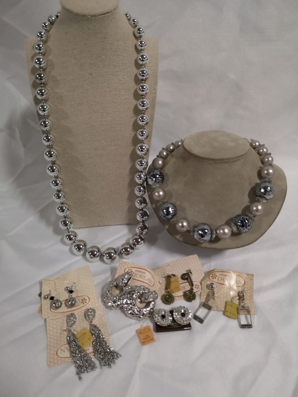 Vintage D'Orlan Statement Necklaces + Earrings