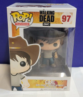 New - Funko Pop! The Walking Dead Carl Grimes Vinyl Figure .