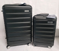 New - Samsonite Omni 2 Hardshell Suitcases , Set of 2 . Medium Measures 18"×27"12" & Carry-On 14"×21"×9" . Retail $260