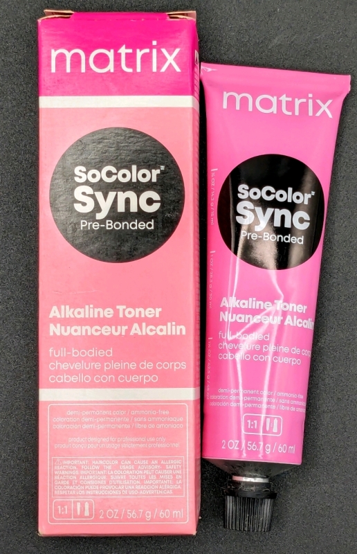New Matrix SoColor Sync Alkaline Toner | 10M Medium Light Blond Mocha | 60ml