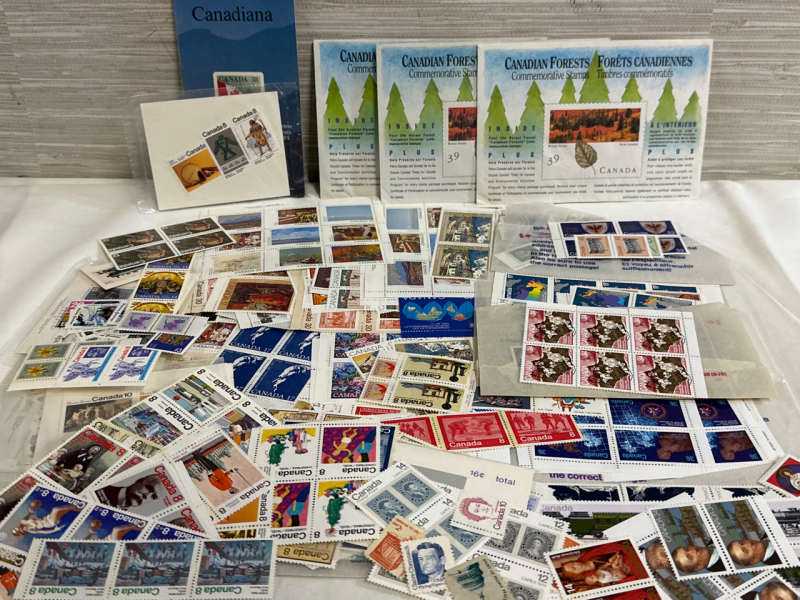 Huge Assortment of Canadian Stamps Stamp Collectors Lot