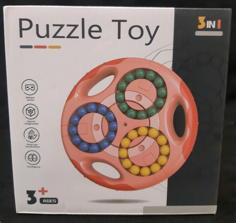 New 3 In 1 Puzzle Toy For Relieving Stress and Increasing Hand Eye Coordination Ages 3+