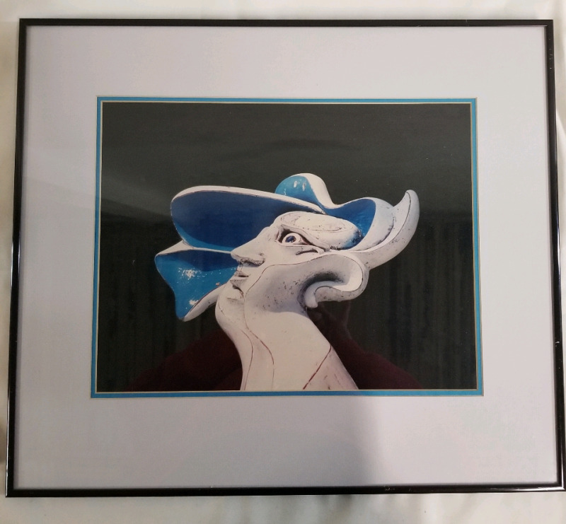 Framed abstract photograph