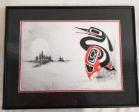 Signed Danny Dennis NIGHT FISHERMAN (HERON)