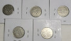 1926 Near 6 Canadian King George V Five Cent Nickels in Various Condition . Five (5) 1926 Coins - 2