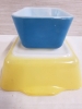 Pair of pyrex refrigerator dishes - 2