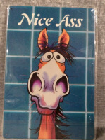 New Nice Ass Tin Sign 8x12"