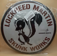 New Metal Sign Lockheed Martin Skunk Works 12" Diameter