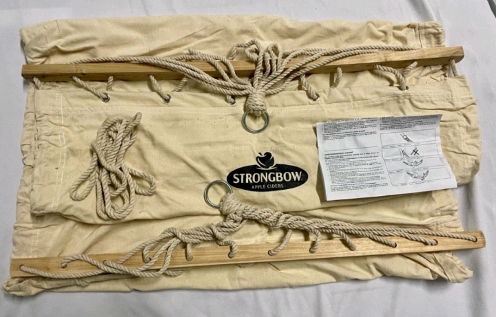 NEW - Strongbow Beer Outdoor Hammock , measures 6ft&times;2ft