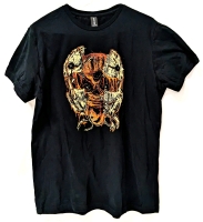 New Ladies Fitted Size XL | Exploded "Sam" Mask from the Movie "Trick 'r Treat" | 100% Cotton