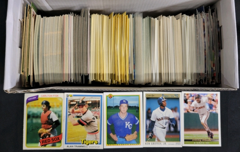 1979-1994 MLB Baseball Cards 525 Total, O-Pee-Chee, Donruss, Fleer, Upper Deck