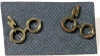 New Harry Potter vs Voldemort Buckle-Down Bifold Wallet & Potter Glasses Stud Earrings - 4