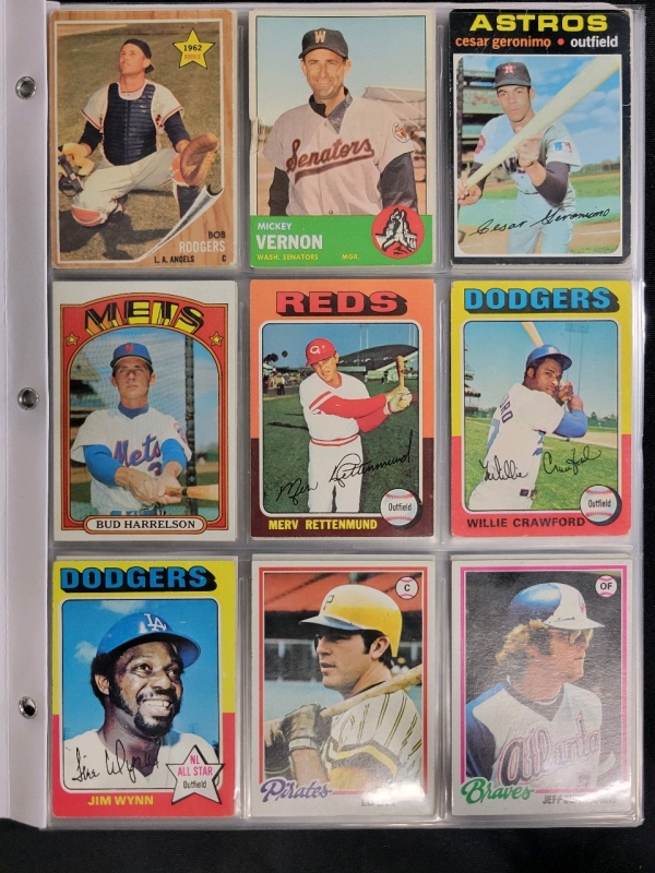 1962-63 + (1971-1991) Topps MLB Baseball Cards 108 Total *No Doubles*