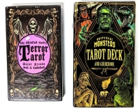 As-New Universal Monsters Tarot 78-Card Deck & The Ghoulish Garb's Terror Tarot Major Arcana (24 Cards)