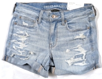 New* Size 6 &bull; 28W | AE American Eagle Next Level Stretch Midi Distressed Shorts | Retails for $74.95 CAD
