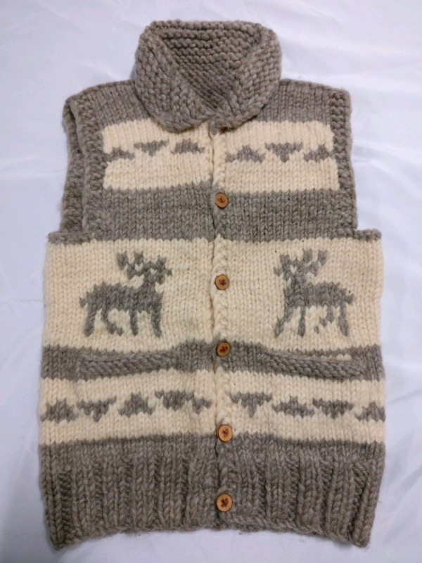 NOS Handmade Wool Vest - Women's Large