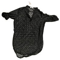 New Size OS | India Boutique Lacey Bathing Suit Coverup / Black Lace Top | Style 89813