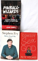 3 Books | More Fool Me by Stephen Fry, Comedy Sex God by Pete Holmes, & Pinball Wizards by Adam Ruben