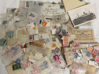 Huge Vintage Stamp Collectors Lot Including a Large Assortment of Stamps From Around The World