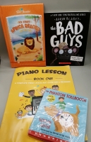 3 New Softcover Books & a Book on CD