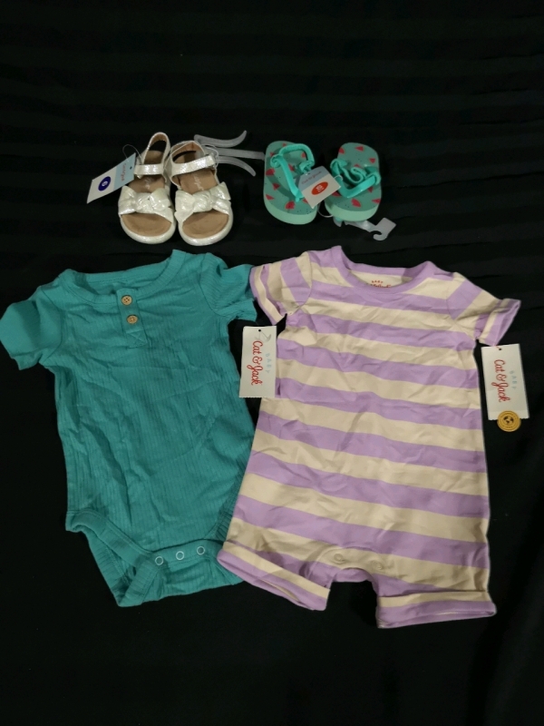 New Cat & Jack Baby Summer Clothes & Shoes