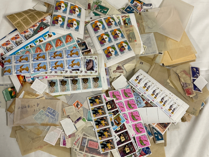 Huge Vintage Stamp Collectors Lot Including a Large Assortment of Stamps From Around The World