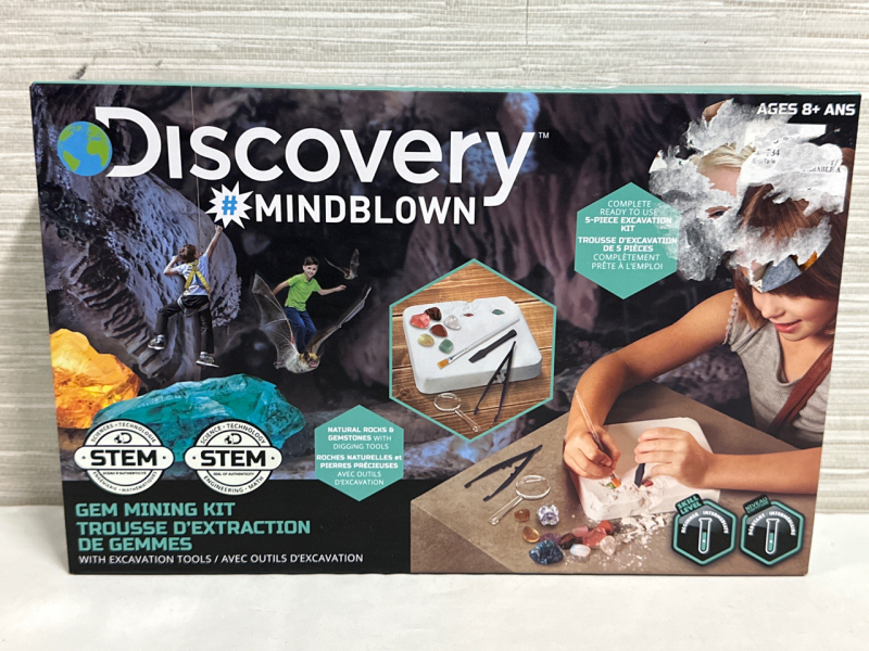 New Discovery Mindblown Gem Mining Kit 5-Piece Excavation Kit