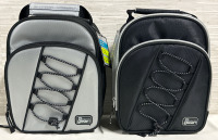New 2 Tech Gear Fully Insulated Lunch Bags Black & Gray