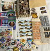 Huge Vintage Stamp Collectors Lot Including a Large Assortment of Stamps From Around The World Organized and Labeled