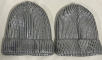 New 2 Icing Ladies Girls Metallic Toque Hat Shiny Winter Fashion Hats