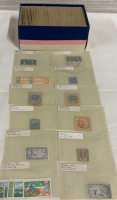 Huge Vintage Stamp Collectors Lot Including a Large Assortment of Stamps From Around The World Organized and Labeled