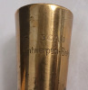 Wooden Walking Cane w/Brass Handle . Handle Engraved w/Sgt. Martin W.J. 1951-53 Hannover Germany - 4