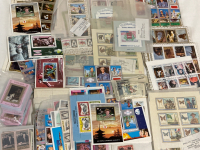 Huge Vintage Stamp Collectors Lot Including a Large Assortment of Stamps From Around The World Some Organized and Labeled