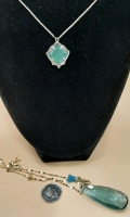 2 Pendants One Signed Serefina One signed KS- Kendra Kacey
