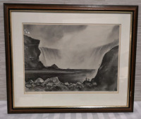 Beautiful Framed Print Horseshoe Falls - Signed & Numbered