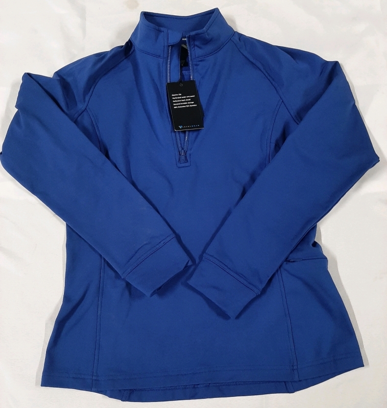 New with Tags Levelwear Essence 1/4 Zip Pullover Size M