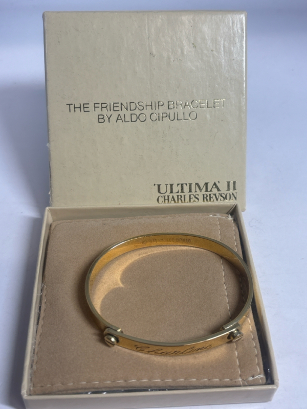 Cartier Designer Aldo Cipullo, 18k Gold Plated "Love" Bracelet