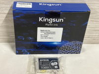 New Kingsun 4Pcs Refill Ink 100ML Universal Refill Ink kit for Epson for Canon for HP for Brother Inkjet Printer CISS Cartridge Printer Ink & Epson 69 Black T0691 Ink Cartridge