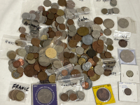 3+ Pounds Of Vintage World Coins & Tokens Canada France Russia Old Greek 1953 English Cornation 1929 King George & Much More