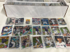 2500+ MLB Baseball & NFL Football Trading Cards Autos Patches Rookies #ed Topps Donruss Panini Bowman In a 3 Row Card Box - 3