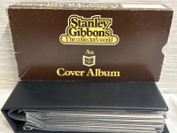 Vintage Stanley Gibbons The Collectors World Cover Stamp Album With 25 Double Sided Sleeves of Arthurian Legend Royal Mail First Day Covers