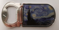 50 New Van Gogh: Starry Night Metal Hand Bottle Openers 3.5" Long * sealed *
