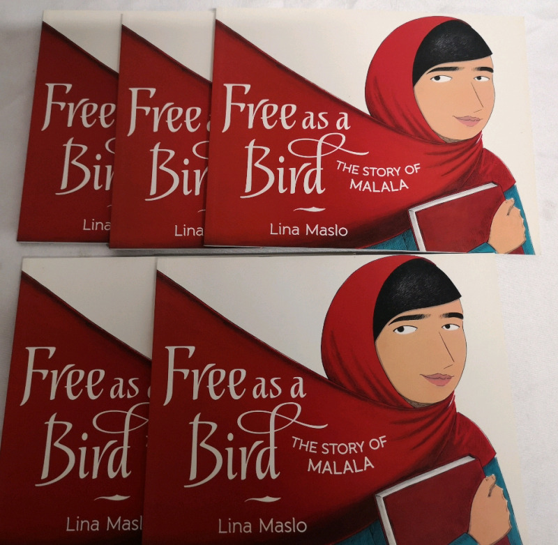 5 New "Free As a Bird: The Story of Malala" by Lina Maslo (Paperback)