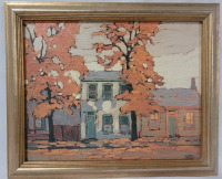 Vintage Air Canada Group of 7 Artagraph "Early Houses" Lawren Harris