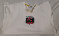 New Under Armour Curry White Mens T-Shirt " Hes On Fire!" ( Size Large )